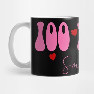 100 days smarter shooting stars back to school Mug